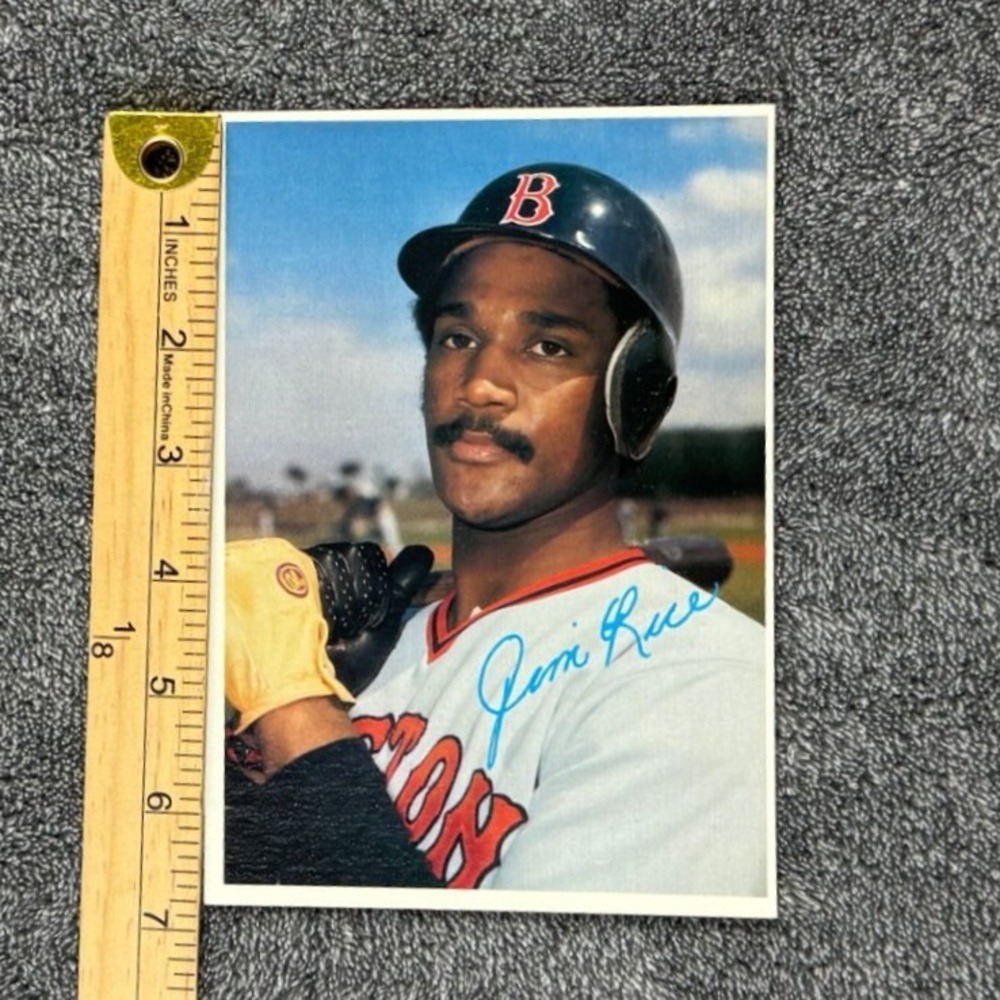1980 Topps Jim Rice Boston Red Sox 5x7 Card Number 5 of 60 MLB Hall of Fame - Picture 4 of 4